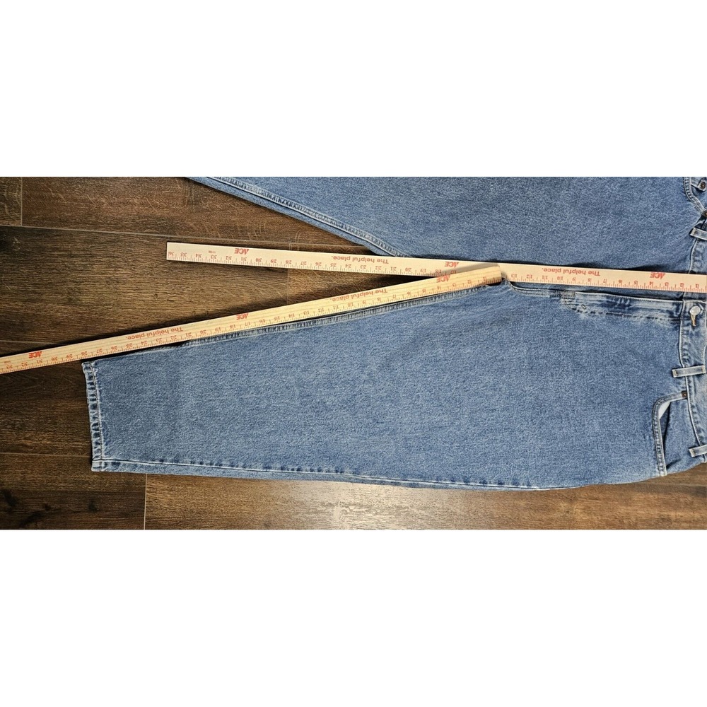 Y2k Levi's 550 Jeans Plus Sz 24S‎ Relaxed Fit Black Tagt - Picture 7 of 16